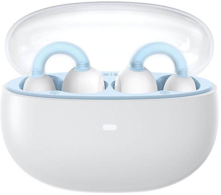Słuchawki Baseus AirGo 1 Ring TWS Blue-White (A00069201223-00) - obraz 1
