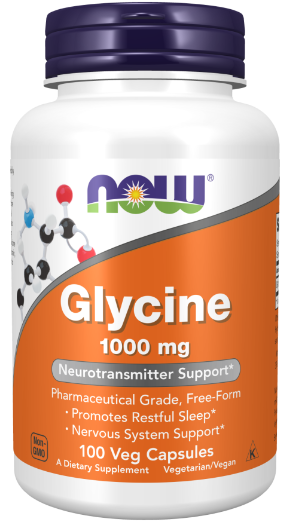 Добавки для кожи, волос, ногтей NOW Foods Glycine 1000 мг - 100 веган капс - Фото 1 Добавки для кожи, волос, ногтей NOW Foods Glycine 1000 мг - 100 веган капс - изображение 1