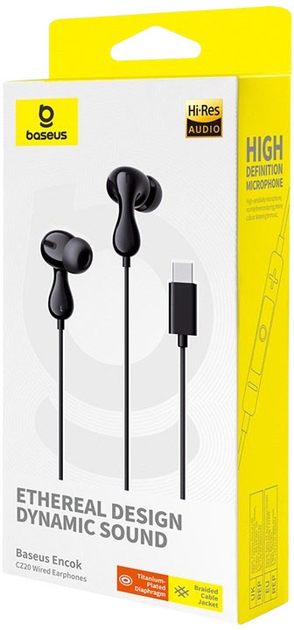 Навушники Baseus Encok CZ20 Type-C Black (A00171400113-00) - зображення 6