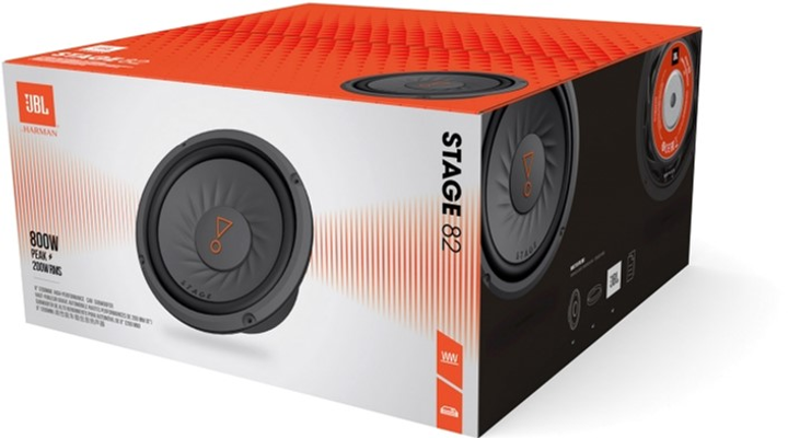 Автомобільний сабвуфер JBL Stage 82 (JBLSUBST82AM) - зображення 6
