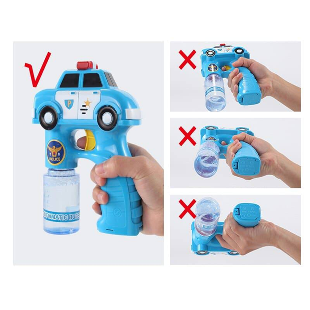 Пістолет з мильними бульбашками Bubble Fun XS303 Бульбашковий патруль - Фото 3 Пістолет з мильними бульбашками Bubble Fun XS303 Бульбашковий патруль - зображення 3