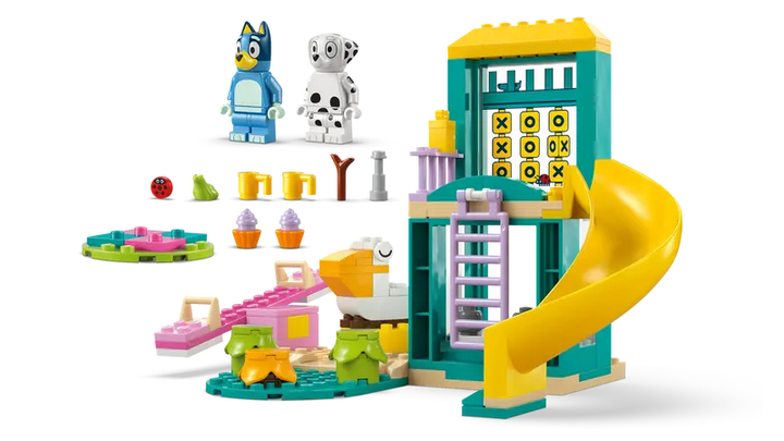 Zestaw klocków LEGO Blue i Łatko na placu zabaw 104 elementy (11201) - obraz 5