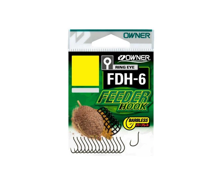 Гачок "OWNER" Feeder Hook FDH-6 brown №10,56946-10 - зображення 2