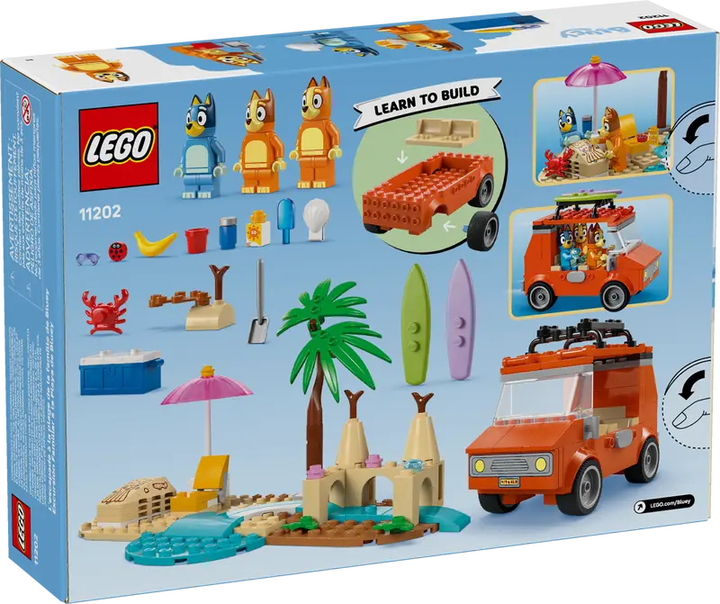 Zestaw klocków LEGO Blue i rodzinna wycieczka samochodem 133 elementy (11202) - obraz 2