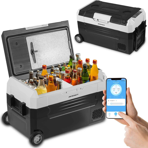 Холодильник туристичний Berdsen Icemax 400 12/230V Black (5903890618803) - зображення 8