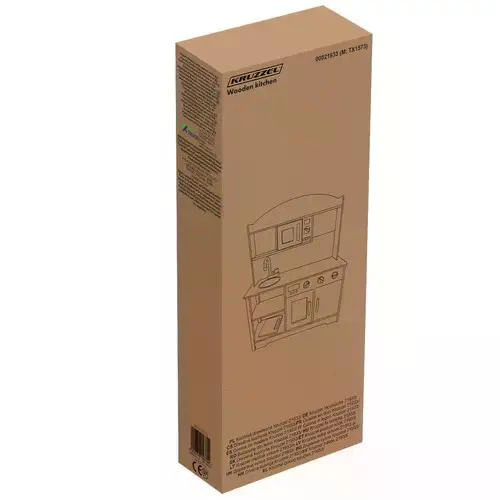 Детская деревянная кухня Kruzzel СР21933, XL, с посудой - Фото 2 Детская деревянная кухня Kruzzel СР21933, XL, с посудой - изображение 2