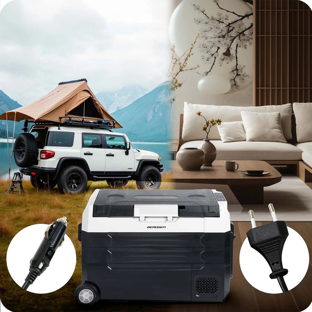Lodówka turystyczna Berdsen Icemax 400 12/230V 40 L Black-Grey (5903890626570) - obraz 6