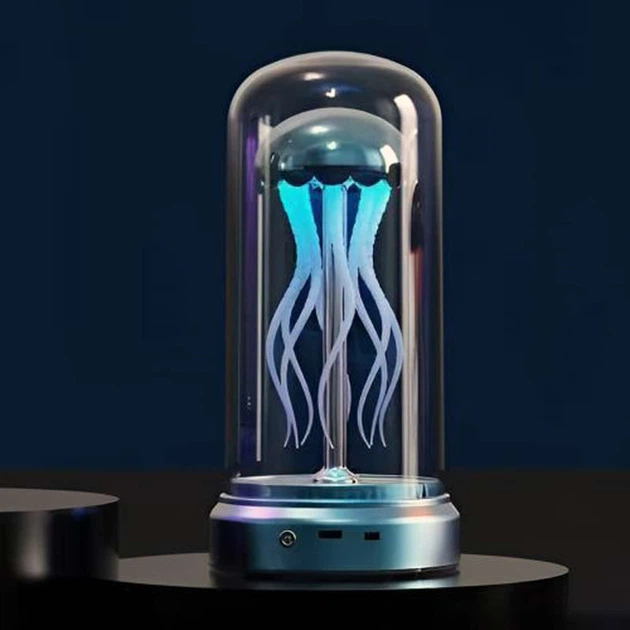 Светильник ночник лампа Медуза "Jellyfish" 21 см - синий (AS-180351) - Фото 2 Светильник ночник лампа Медуза "Jellyfish" 21 см - синий (AS-180351) - изображение 2
