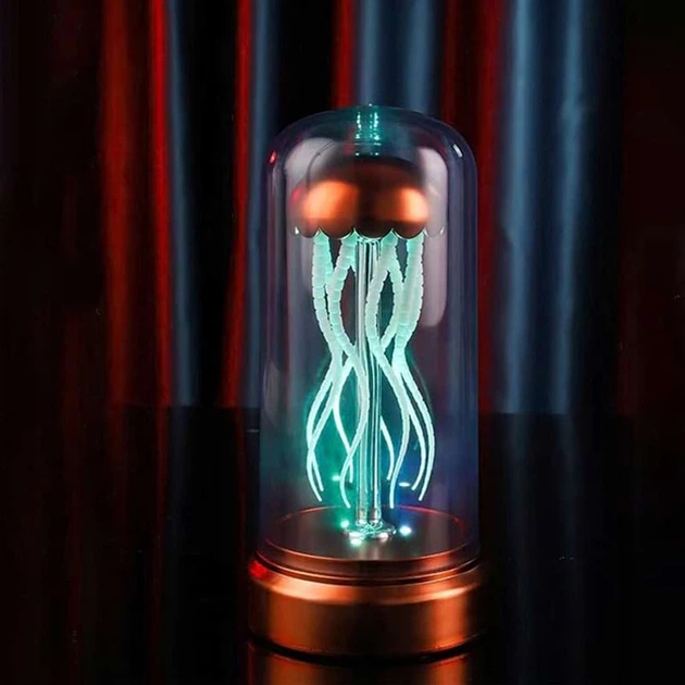 Світильник нічник лампа Медуза "Jellyfish" 21 см — помаранчевий (AS-180365) - Фото 2 Світильник нічник лампа Медуза "Jellyfish" 21 см — помаранчевий (AS-180365) - зображення 2