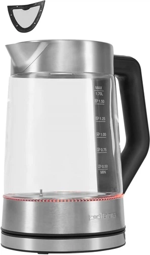 Электрочайник Polaris WIFI IQ Home Matte PWK 17111CGLD 1.7 л серебристый - изображение 9