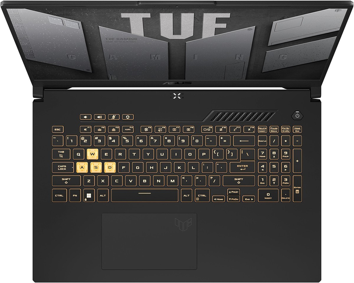 Laptop ASUS TUF Gaming F17 (2022) FX707ZC4-HX008 (90NR0GX1-M000T0) Mecha Gray - obraz 7