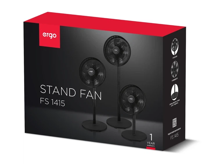 Вентилятор напольный ERGO FS 1415 - изображение 2