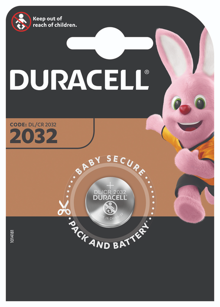 Батарейка Duracell CR 2032 2 шт - Фото 1 Батарейка Duracell CR 2032 2 шт - изображение 1