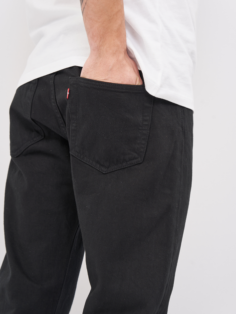 Jeansy regular fit męskie Levi's 501 Original 00501-0165 31-32 Czarne (5412456185494) - obraz 6
