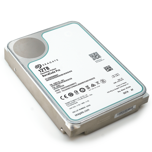 Жорсткий Диск Seagate BarraCuda Pro 12TB SATA III (ST12000DM0007) Factory Recertified - Refurbished - изображение 6