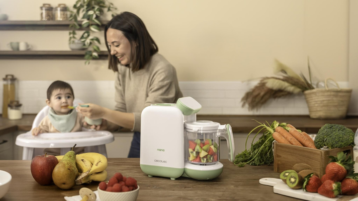 Robot kuchenny dla niemowląt Cecotec Nana BabyCare FoodProcessor biały - obraz 11