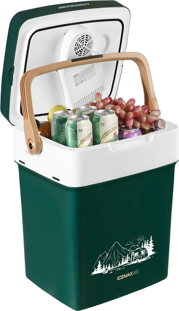 Lodówka turystyczna Berdsen Icemax 29 L 12/230V Green (5903890618193) - obraz 3