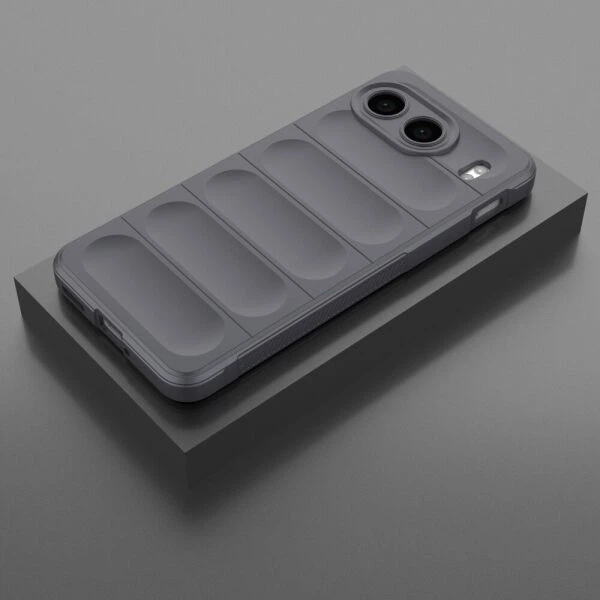 Силиконовый (TPU) чехол Deexe Terra Case для OnePlus Nord 4 - Dark Grey - изображение 2