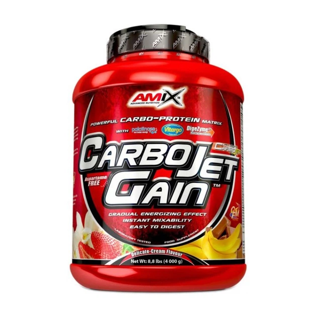 Гейнер AMIX Carbo Jet Gain (4 кг, vanilla creme) - изображение 2