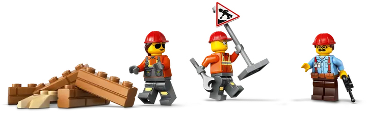 Zestaw klocków LEGO City Żółty buldożer 390 elementy (60466) - obraz 6