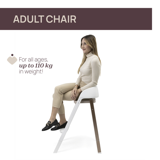 Крісло для годування Chicco Crescendo Up Pearl Copper Бежеве (8058664177066) - зображення 5