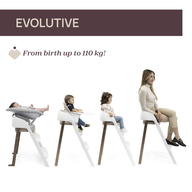 Крісло для годування Chicco Crescendo Up Pearl Copper Бежеве (8058664177066) - зображення 6
