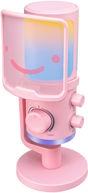 Mikrofon pojemnościowy Fifine AM6P USB Pink (4820216974621) - obraz 3