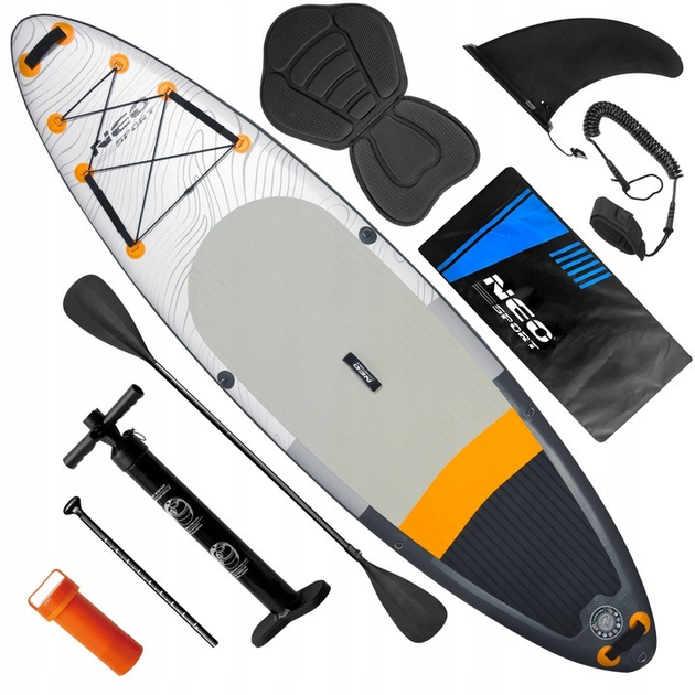 Nadmuchiwana deska SUP Neo Sport 320 x 84 x 15 cm z wiosłem, pompką i torbą do przechowywania 170201 (5903890626907) - obraz 2