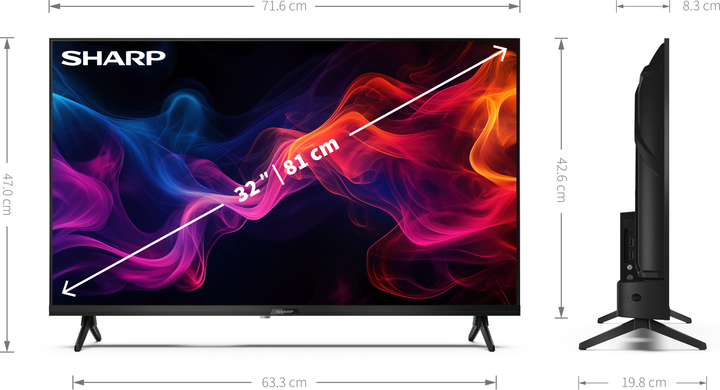 Telewizor Sharp 32" 32GF2265E - obraz 8