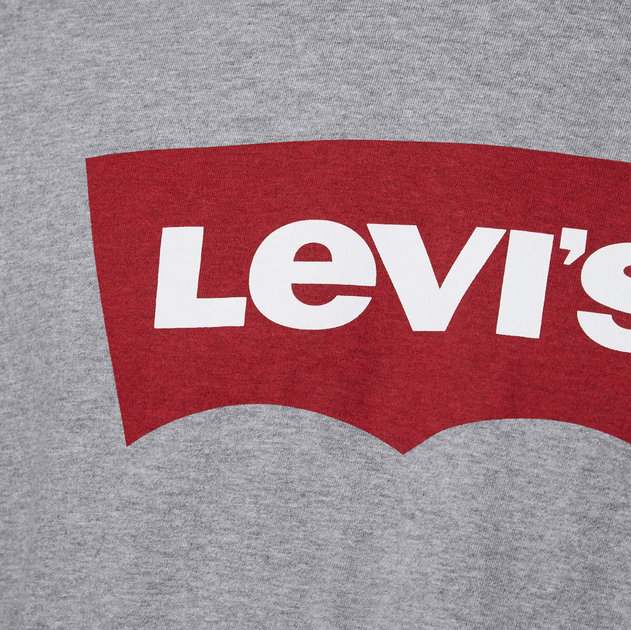 Koszulka męska bawełniana Levi's Graphic Setin Neck 17783-0138 M Szara (5415211954236) - obraz 4