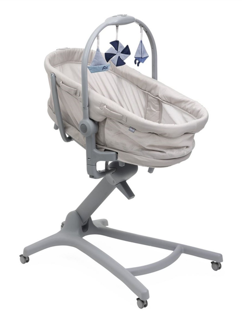 Дитяче ліжечко багатофункціональне Chicco Baby Hug Pro 5 в 1 Бежеве (8058664173273) - зображення 6