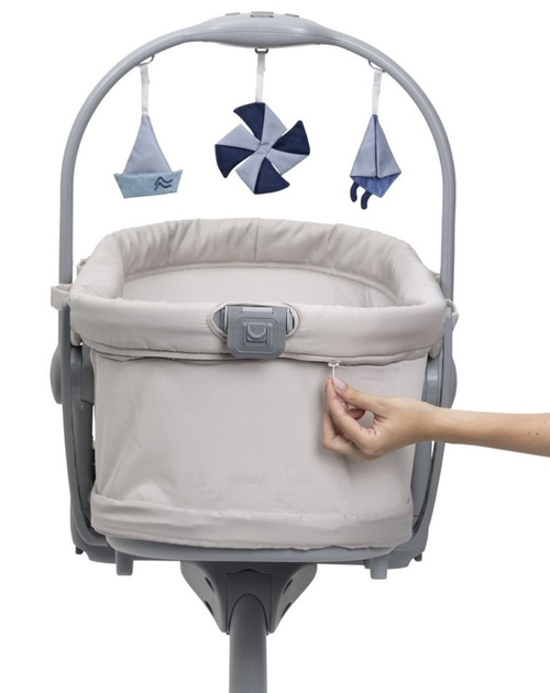 Дитяче ліжечко багатофункціональне Chicco Baby Hug Pro 5 в 1 Бежеве (8058664173273) - зображення 9