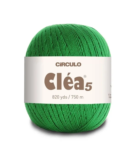 5767 CLEA 5 пряжа(100% мерс.бавовна, 151гр. 750м. ), зелений - Фото 1 5767 CLEA 5 пряжа(100% мерс.бавовна, 151гр. 750м. ), зелений - изображение 1