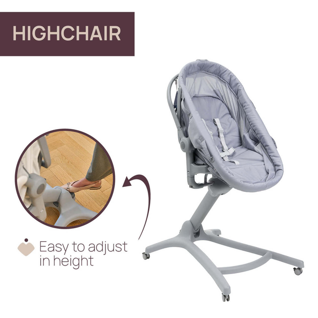 Дитяче ліжечко багатофункціональне Chicco Baby Hug Pro 5 в 1 Сіре (8058664173259) - зображення 10