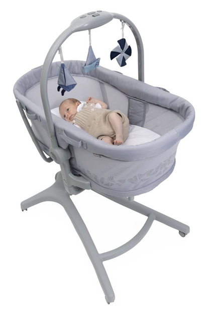 Дитяче ліжечко багатофункціональне Chicco Baby Hug Pro 5 в 1 Сіре (8058664173259) - зображення 13