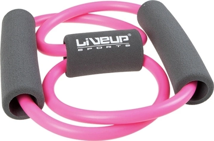 Эспандер-восьмерка LiveUp SOFT EXPANDER LIGHT RESISTANCE розовый LS3202-Lp - изображение 2