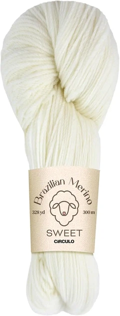 8001 BRAZILIAN MERINO SWEET (100% меринос .100г .300 м) - Фото 1 8001 BRAZILIAN MERINO SWEET (100% меринос .100г .300 м) - зображення 1