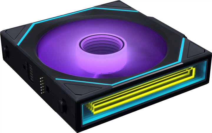 Wentylator Lian Li Uni Fan SL-INF WIRELESS Reverse 120-1 Black (G99.12RSLIN1W1B.00) - obraz 1