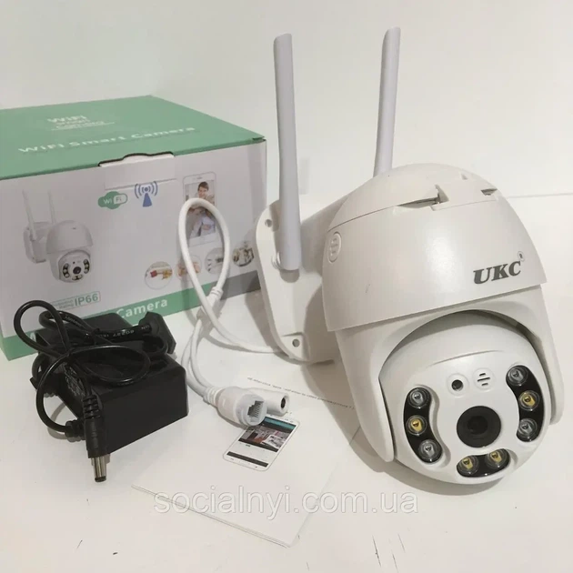 Камера 360 Видеонаблюдение CAmera Cad N3 Wifi IP 360/90*4mp ICSSE Черная A0012 ( - изображение 9