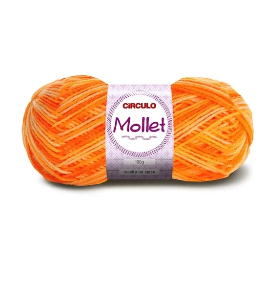 9059 MOLLET пряжа пряжа (100% акрил, 100гр, 200м), жовтогарячий - Фото 1 9059 MOLLET пряжа пряжа (100% акрил, 100гр, 200м), жовтогарячий - изображение 1