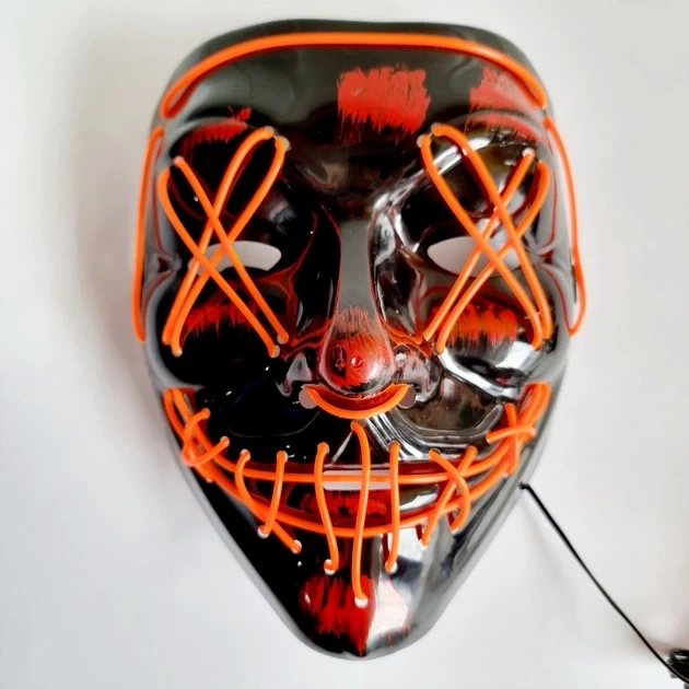 Неоновая маска Purge Mask Судная ночь ABC судная ночь - изображение 7