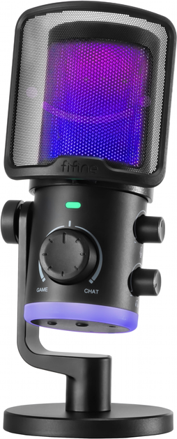 Mikrofon pojemnościowy Fifine AM6 USB Black (4820216974249) - obraz 2