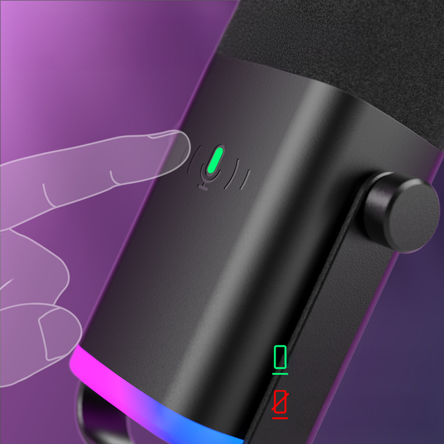Mikrofon dynamiczny Fifine AM8 XLR/USB (4820216972092) - obraz 9