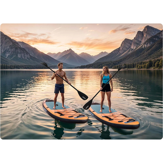 Надувна SUP дошка Neo Sport 320 x 84 x 15 см з веслом, насосом і сумкою для зберігання 170202 (5903890626914) - зображення 12