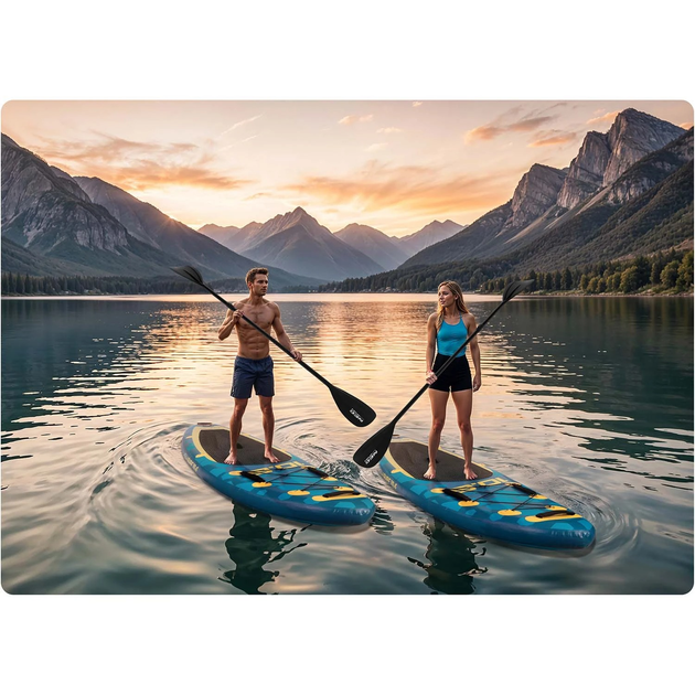 Надувна SUP дошка Neo Sport 320 x 84 x 15 см з веслом, насосом і сумкою для зберігання 170203 (5903890626921) - зображення 14