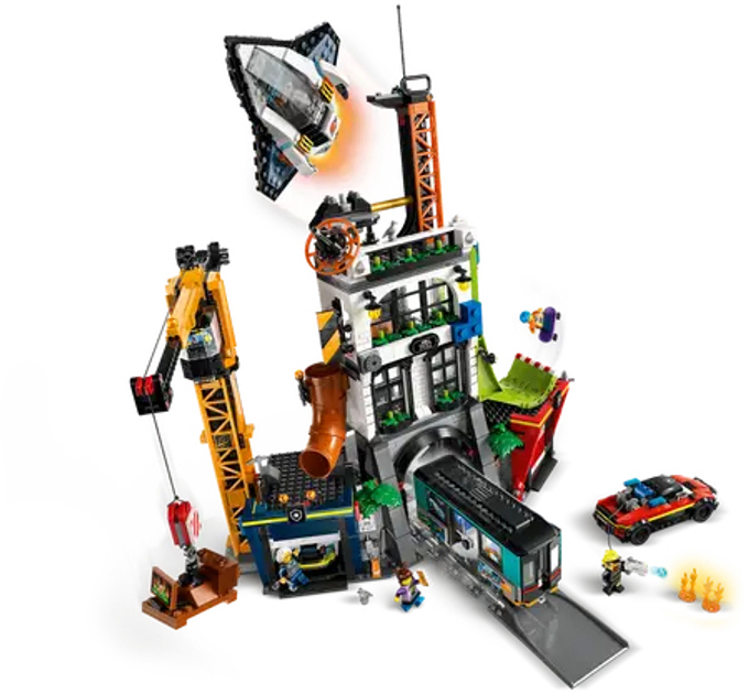 Zestaw klocków LEGO City Wieża City 1320 elementy (60473) - obraz 4