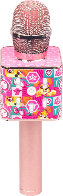 Мікрофон для караоке Paw Patrol EMX-010246 Pink (BIE003643) (5902983626077) - зображення 3