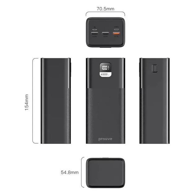 Повербанк Proove Giant Lite 22.5W 40000mAh - Фото 8 Повербанк Proove Giant Lite 22.5W 40000mAh - изображение 8