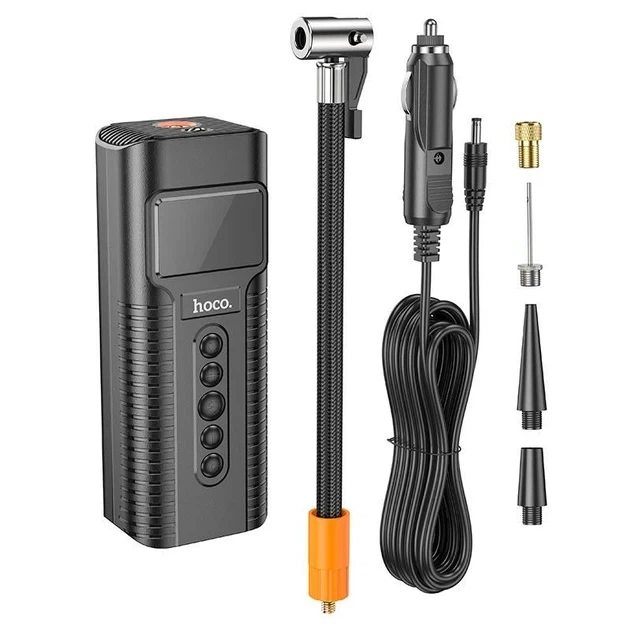 Автокомпрессор HOCO PH55 Roys Smart Car Air Pump насос проводной 12в - Фото 4 Автокомпрессор HOCO PH55 Roys Smart Car Air Pump насос проводной 12в - изображение 4
