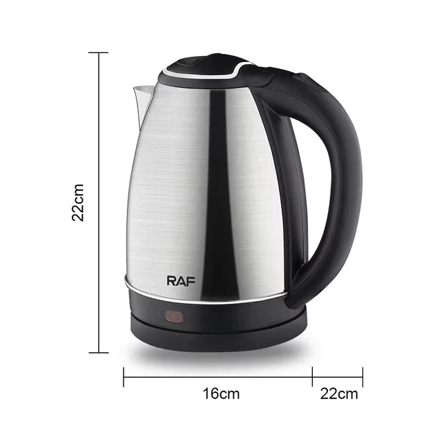 Электрочайник RAF R.7816 дисковый металлический 2L 2200W - изображение 6